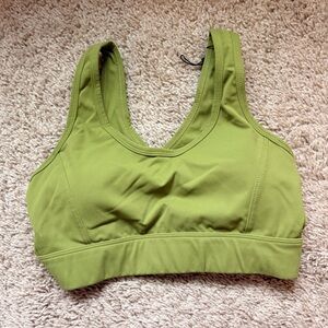 NVGTN Olive green sports bra